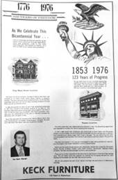 A newspaper with pictures of a statue of liberty and buildings

Description automatically generated